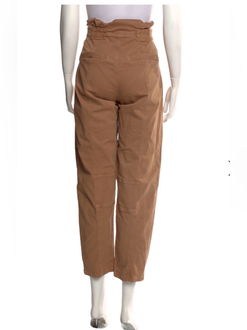 Veronica Beard High-Rise straight leg brown/ tan jeans trousers size M/29 - Picture 3 of 3